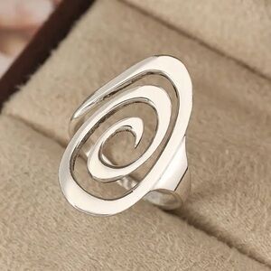 NEW 14k White Gold Boho Ring